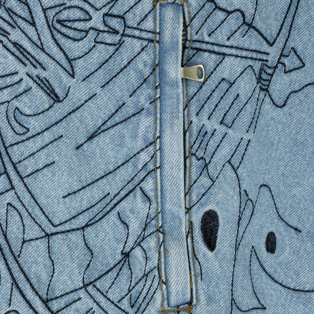 BLUE FOUR HORSEMEN TRENCH COAT