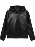 Daily Paper faux-leather jacket