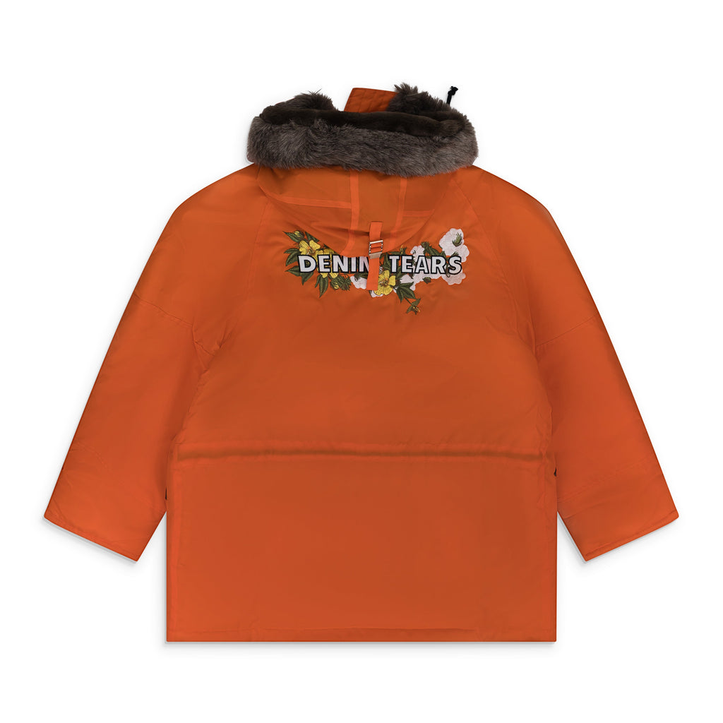 Orange WHT Lion Parka Jacket