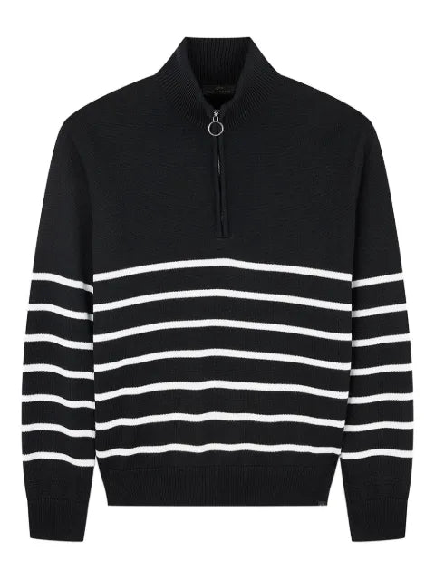 Paul & Shark half-zip striped sweater