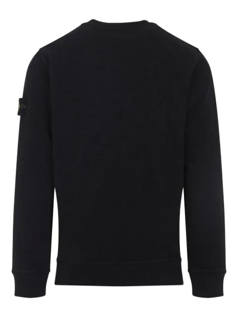 Stone Island logo-detail crew-neck sweatshirt