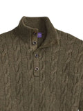 Ralph Lauren Purple Label cable-knit high-neck sweater