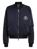 Dolce & Gabbana hooded embroidered bomber jacket