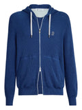 Brunello Cucinelli ribbed-knit hoodie