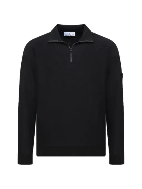 Stone Island zip collar sweater