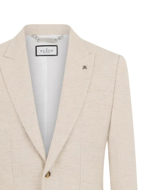 Philipp Plein linen blazer Gigolo fit