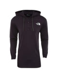 The North Face logo-print snap-button hoodie
