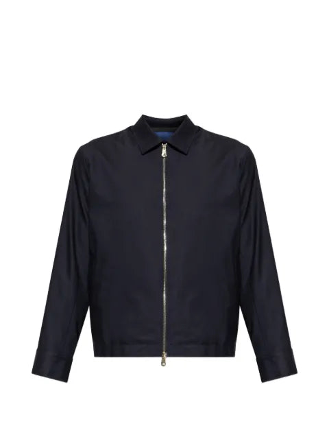Paul Smith melange 'Storm System' wool Harrington jacket