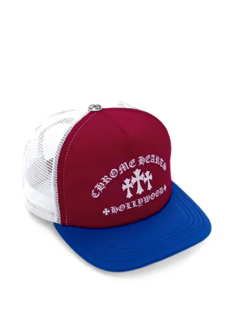 Chrome Hearts logo-print baseball cap