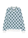 Casablanca monogram-knit wool sweater
