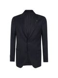 Lardini herringbone-pattern single-breasted blazer