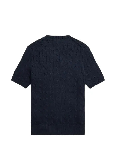 Polo Ralph Lauren cable-knit short-sleeve sweater
