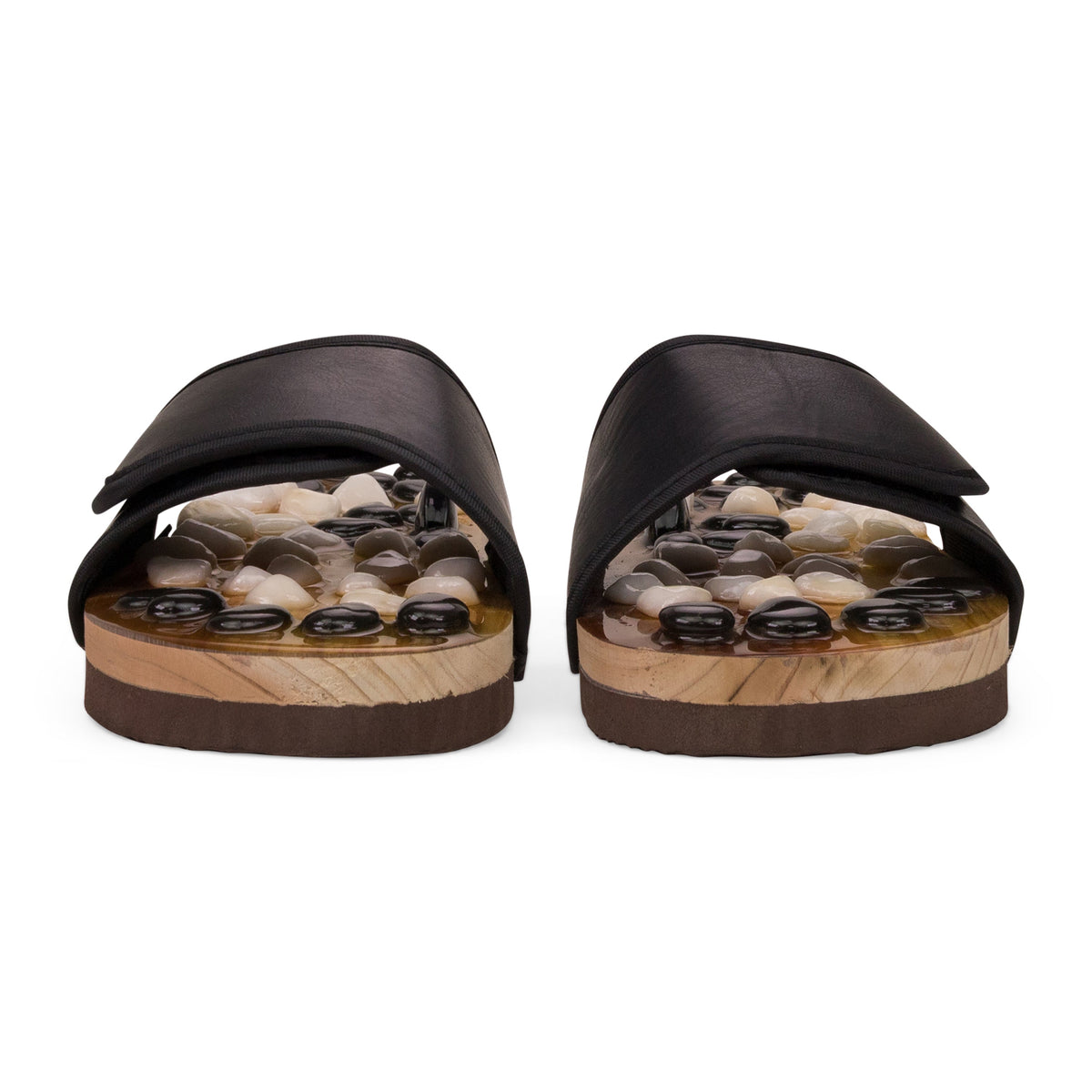 Black Massage Sandals