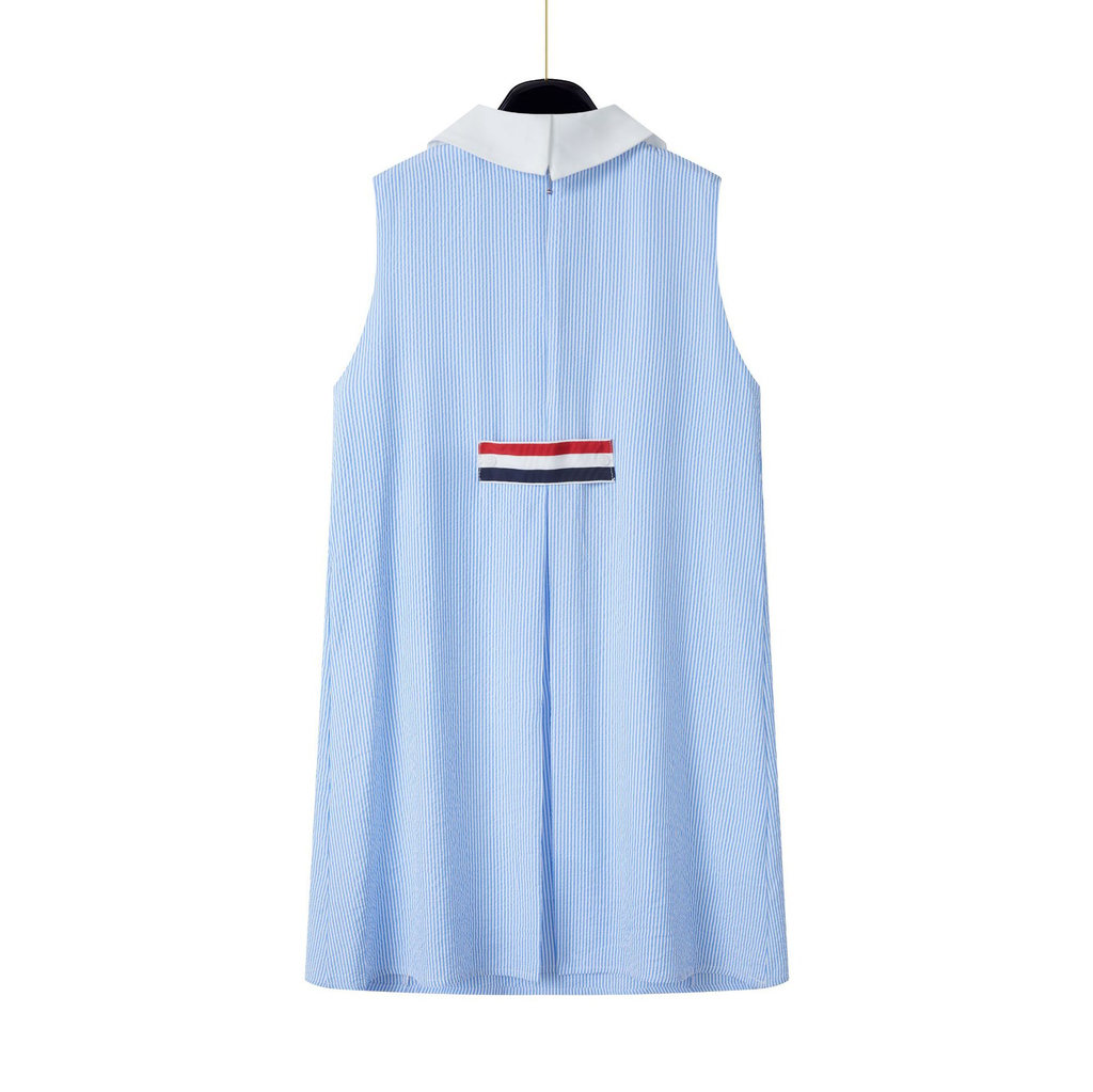 Women's Bow-Detail Sleeveless Summer Dress | Thom Browne