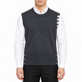 Four-Bar Knit Sweater Vest | Thom Browne
