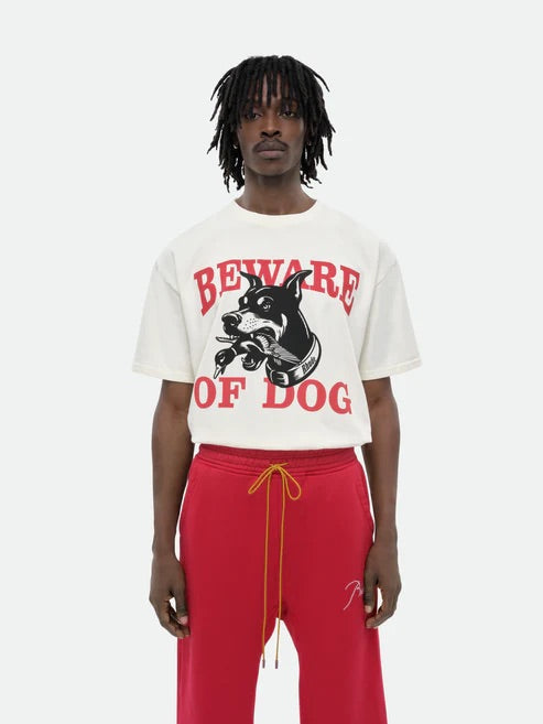 Rhude Warning logo T-shirt