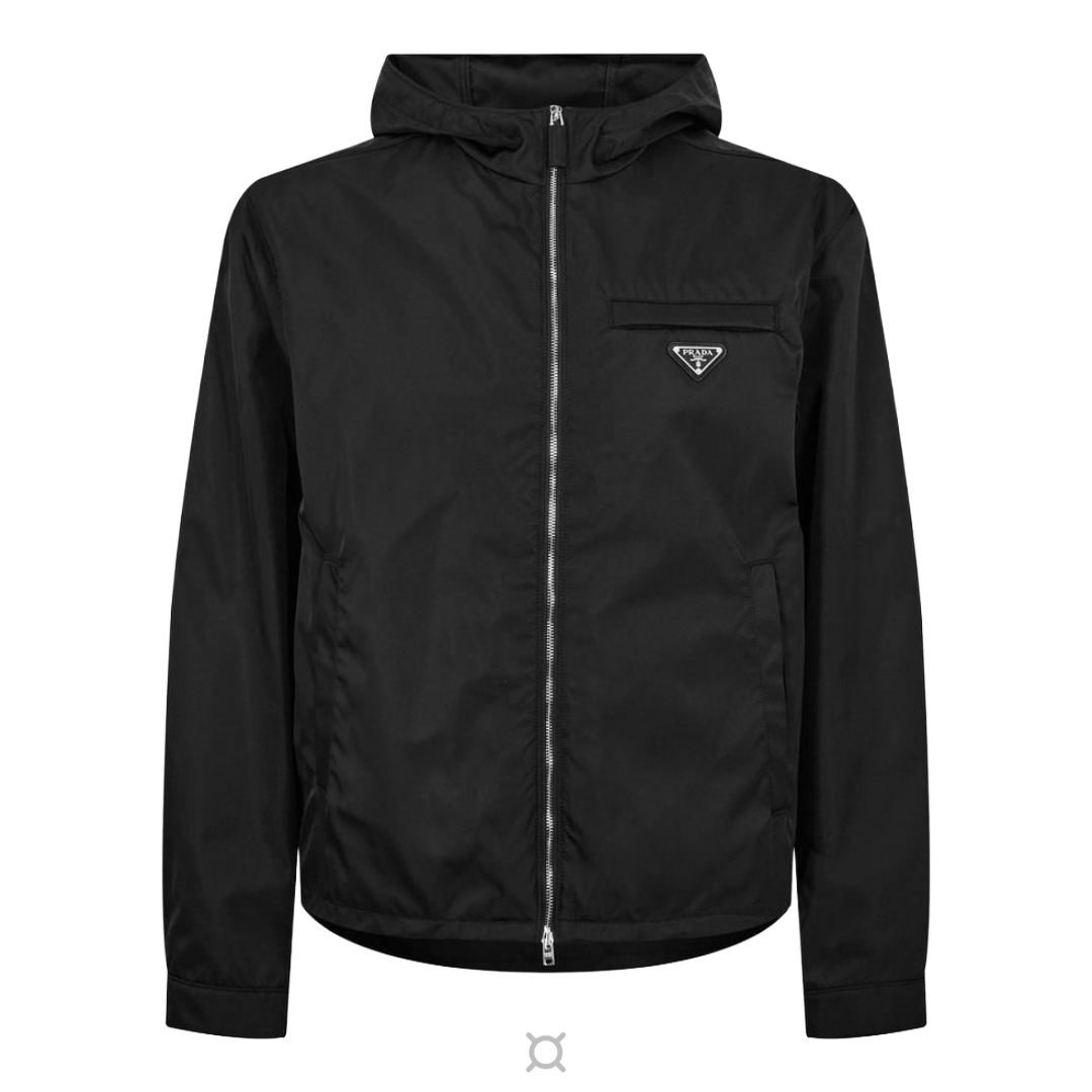 Prada Black Windbreaker
