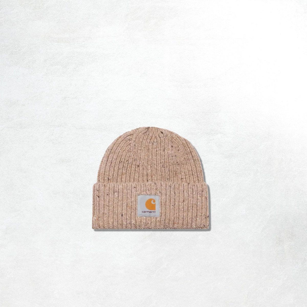Carhartt WIP Anglistic Beanie: Speckled Fleur De Sel