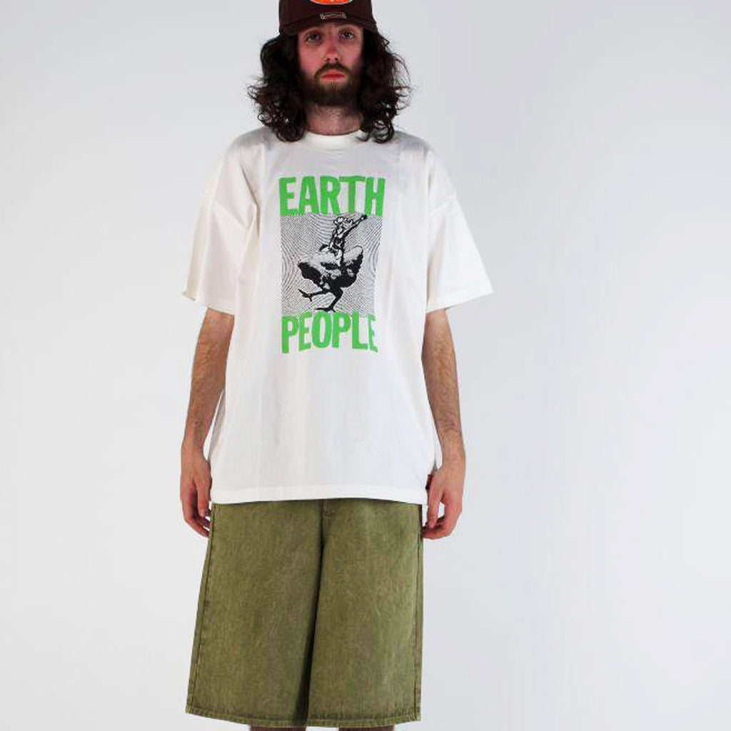 Earth People Rosko Tee: White