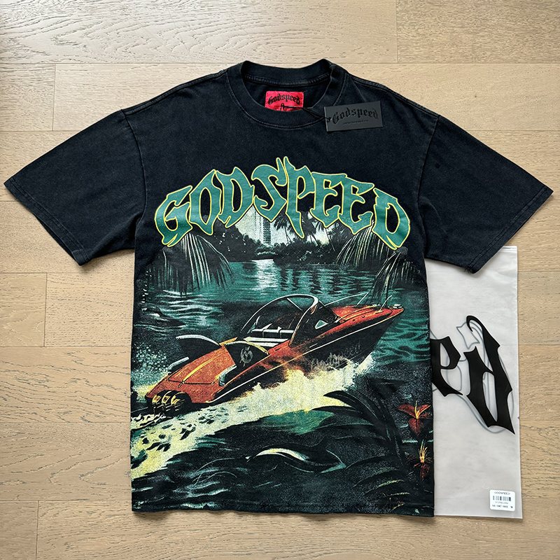 Godspeed Washed Rock Graphic T-Shirt