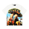 Mixed Emotion Photo Graphic Short-Sleeve T-Shirt