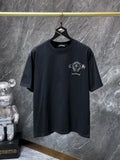 Chrome Hearts Cross & Horseshoe Embroidered Short-Sleeve T-Shirt