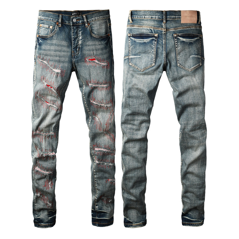 PURPLE  Fashion Jeans 9114