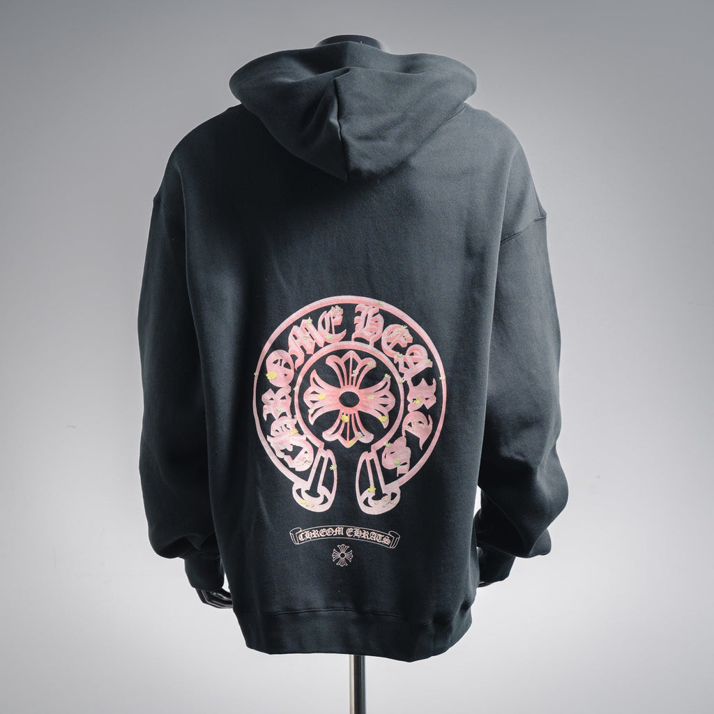 Chrome Hearts 25FW Horseshoe Hoodie Pink Black