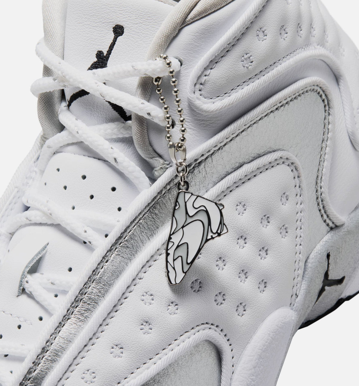 Women's Air Jordan OG White Metallic Silver