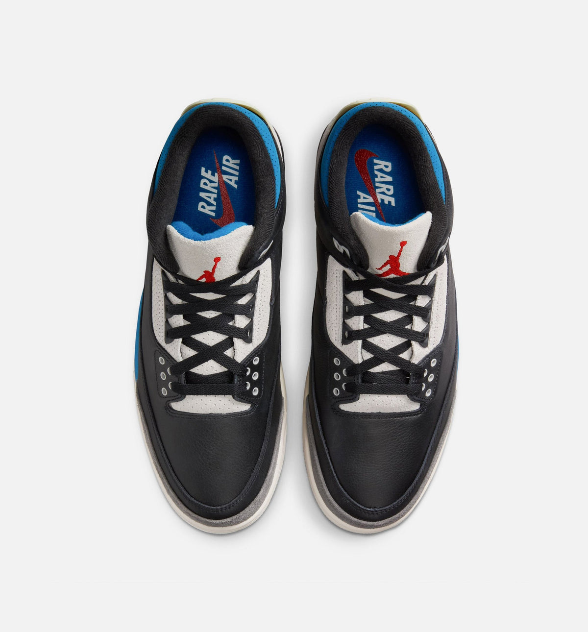 Air Jordan 3 Retro OG Rare Air Men's – Black/Chile Red/Neutral Grey