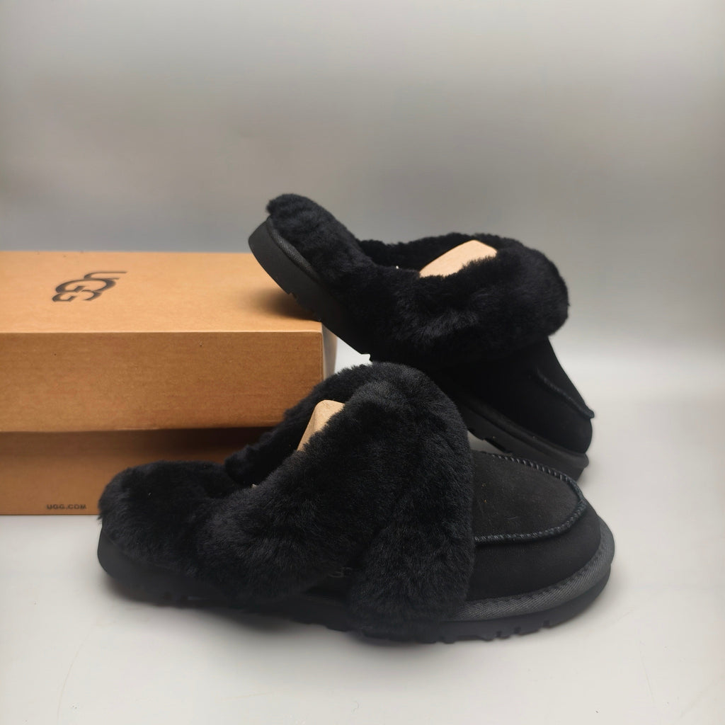 Black Casual Home Slippers — New Arrival | In Stock
