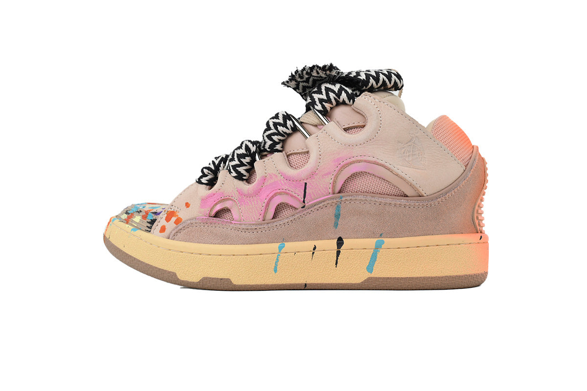 Lanvin Leather Curb Gallery Dept. Pale Pink Multi FM-SKRK11-DRGD-P22B5S0