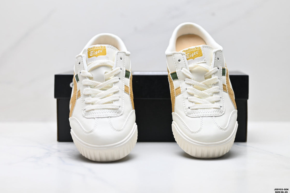 Onitsuka Tiger Retro Sabot Cream Gold Olive Unisex Shoes