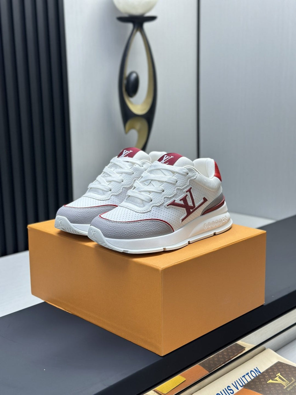 Louis Vuitton Low-Top Lace-Up Sneakers